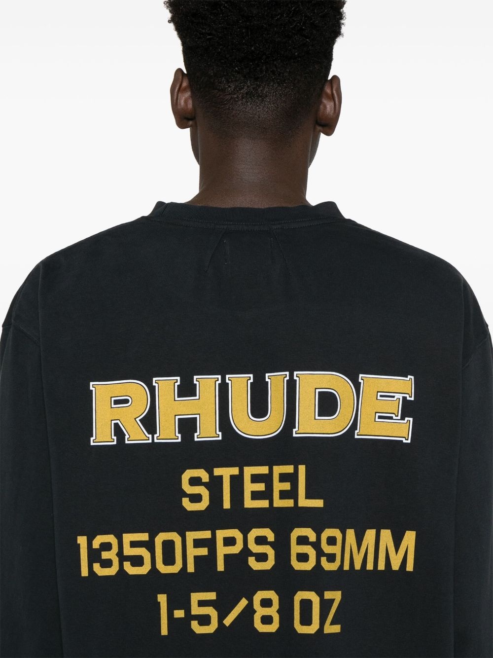 text-print long-sleeve T-shirt - 5