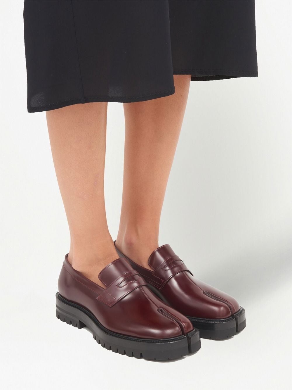 Tabi leather loafers - 5