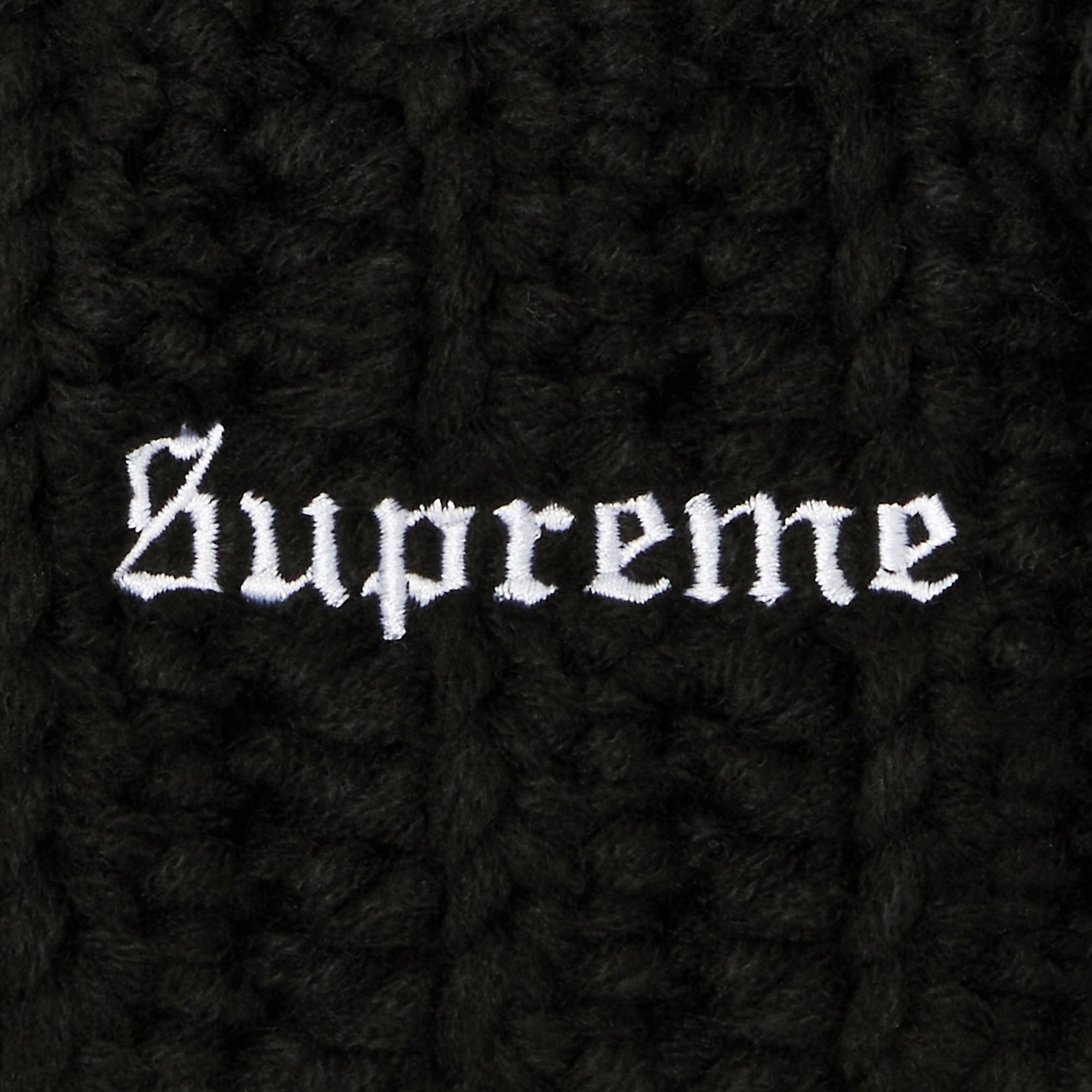 Supreme Hand Tied Beanie 'Black' - 3