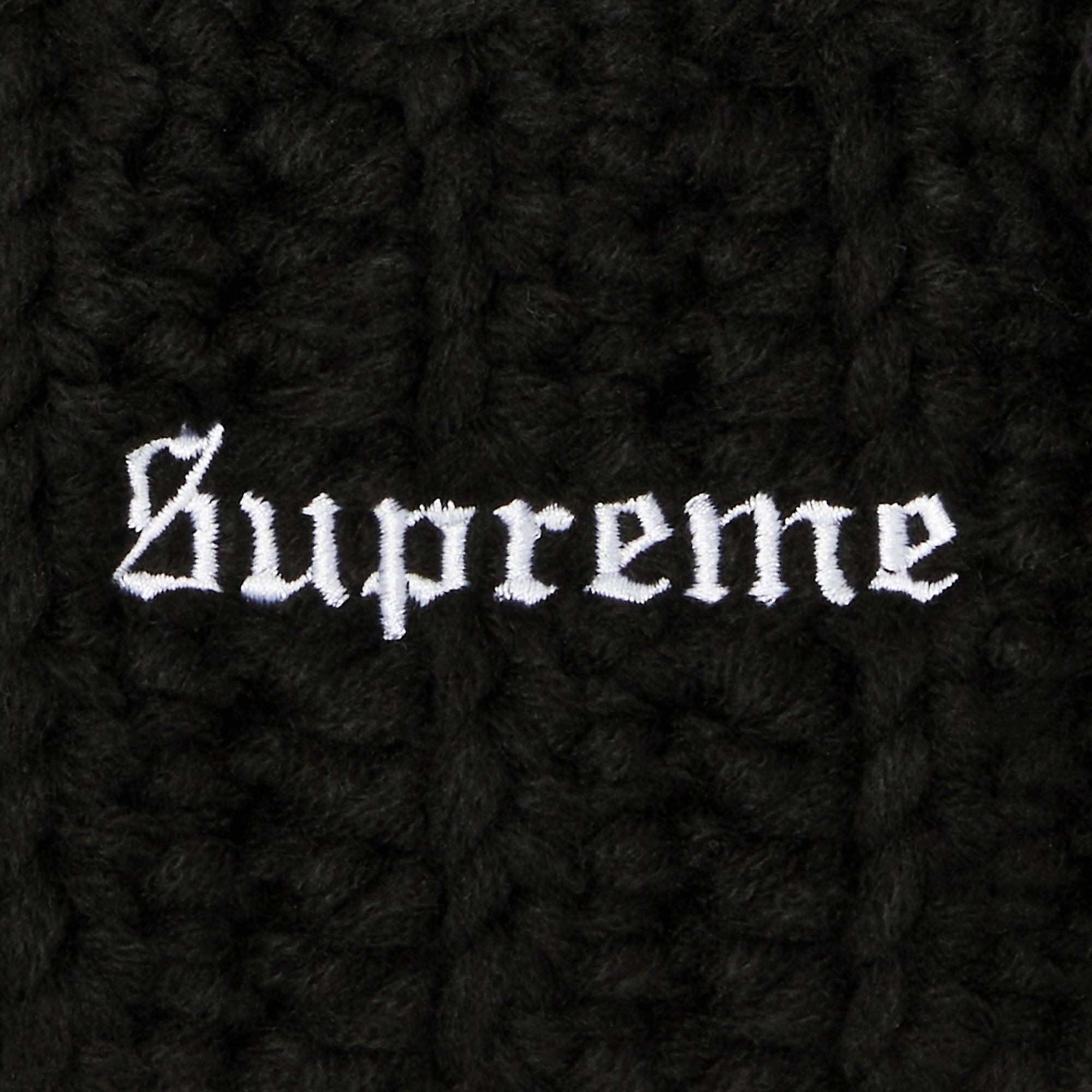 Supreme Supreme Hand Tied Beanie 'Black' | REVERSIBLE