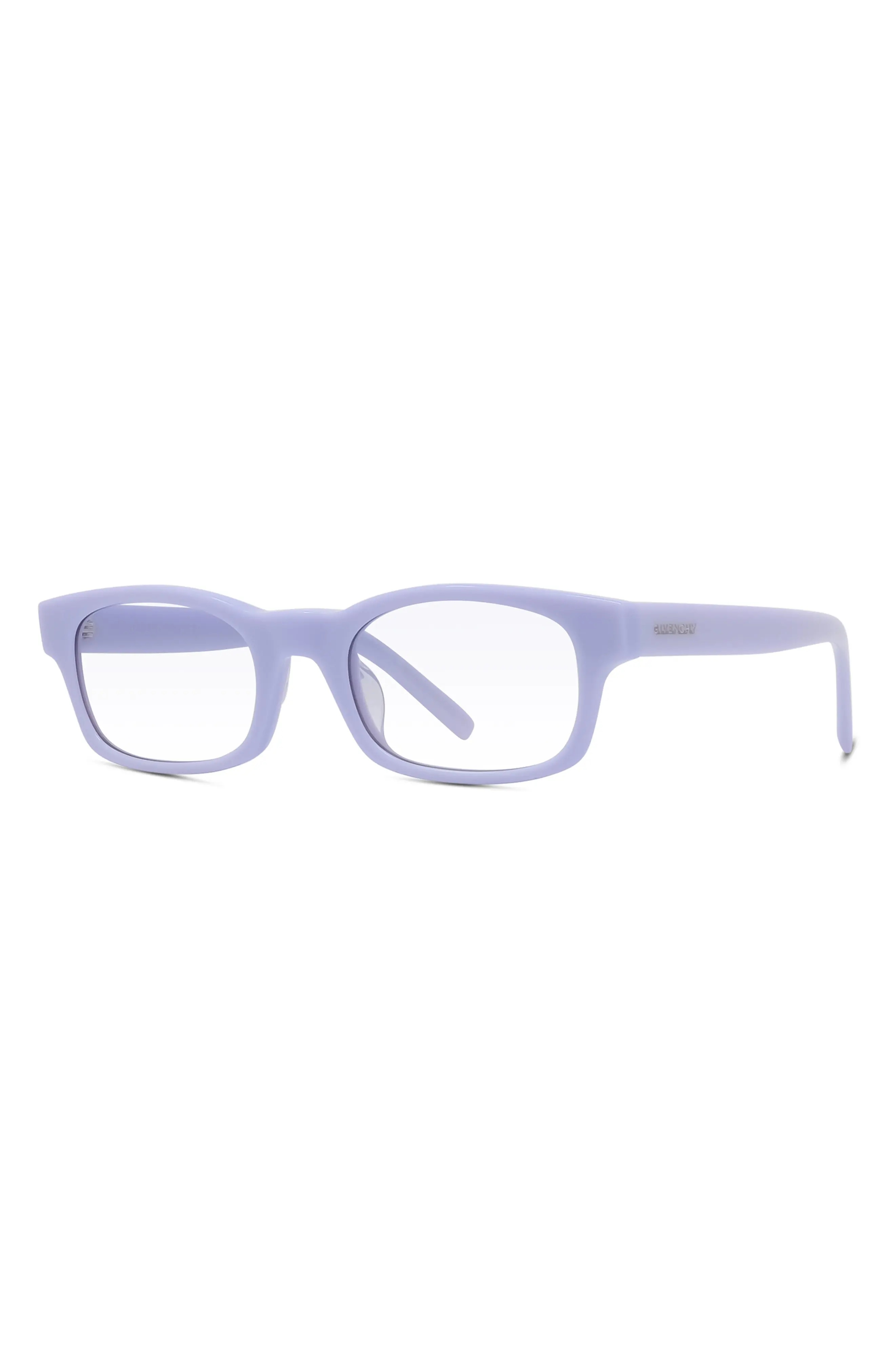 49mm Blue Rectangular Blue Light Blocking Glasses - 2