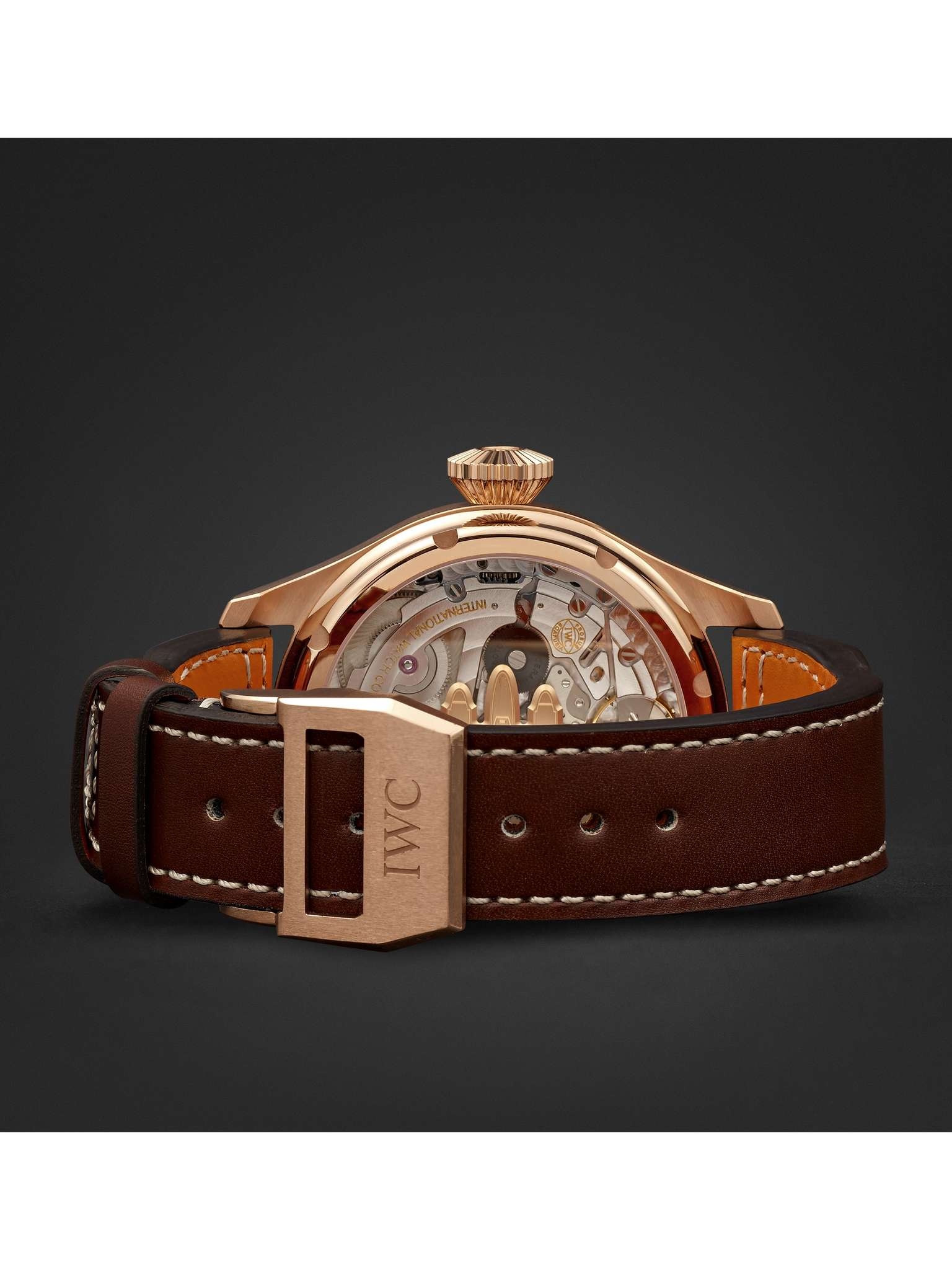 Big Pilot's Antoine de Saint-Exupéry 46mm 18-Karat Red Gold and Leather Watch, Ref. No. IW502706 - 3