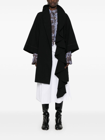 Yohji Yamamoto open-front textured jacket outlook