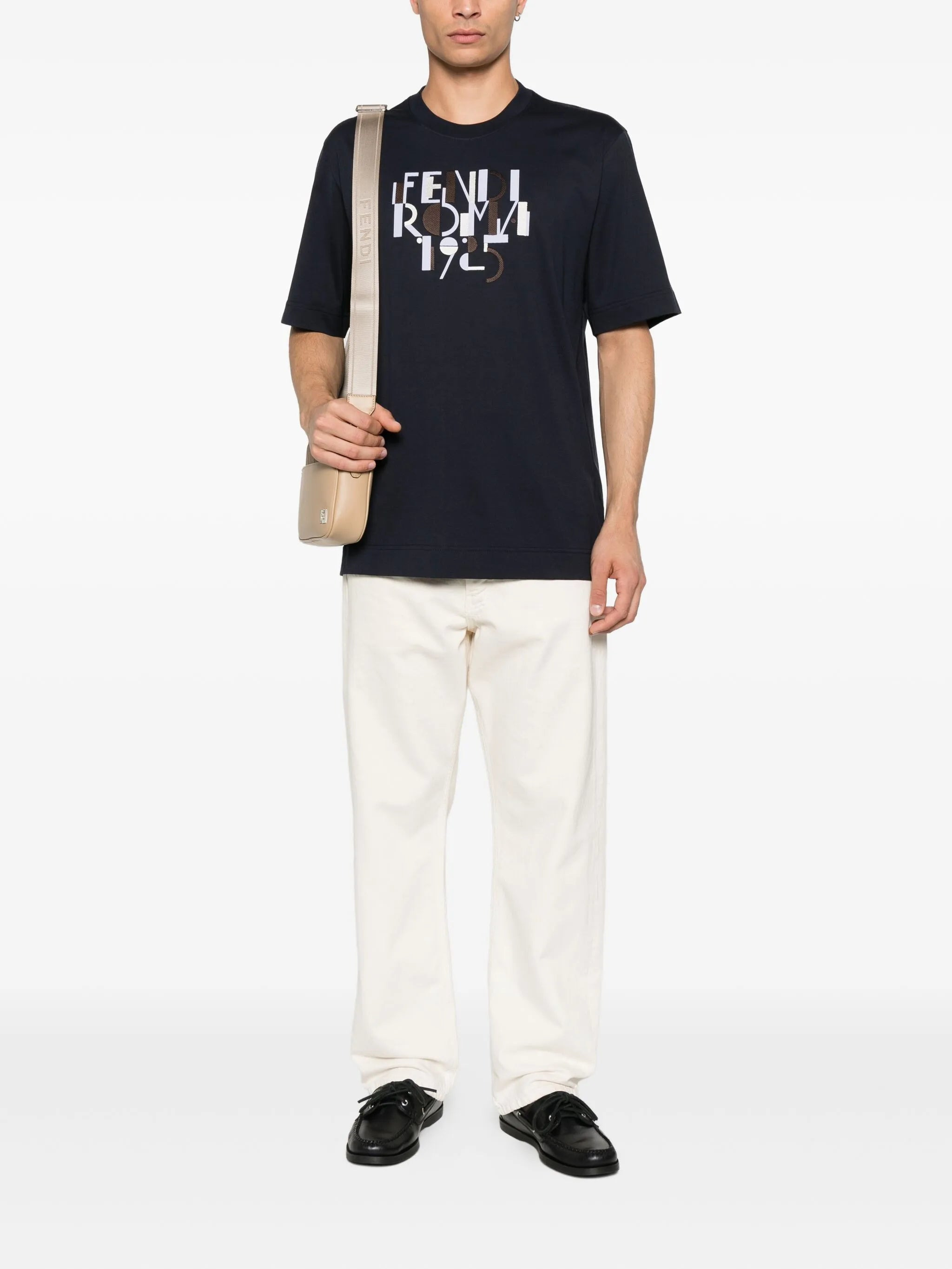 Fendi Fendi Roma 1925-graphic T-shirt - 2