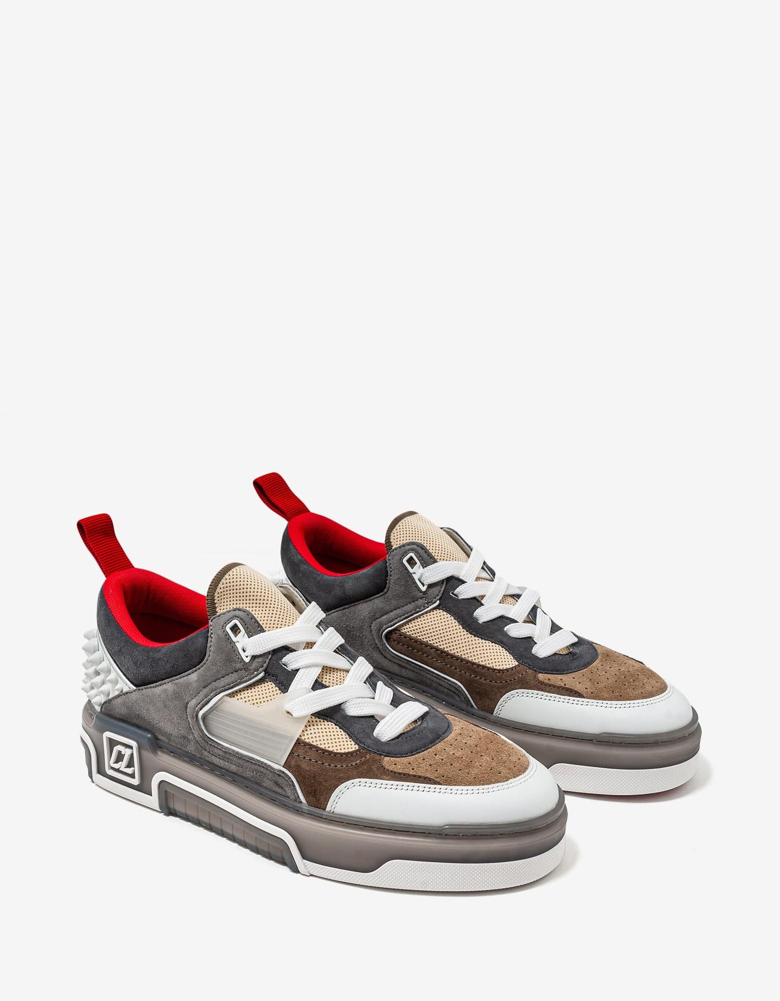 Astroloubi Grey & Brown Trainers - - 1