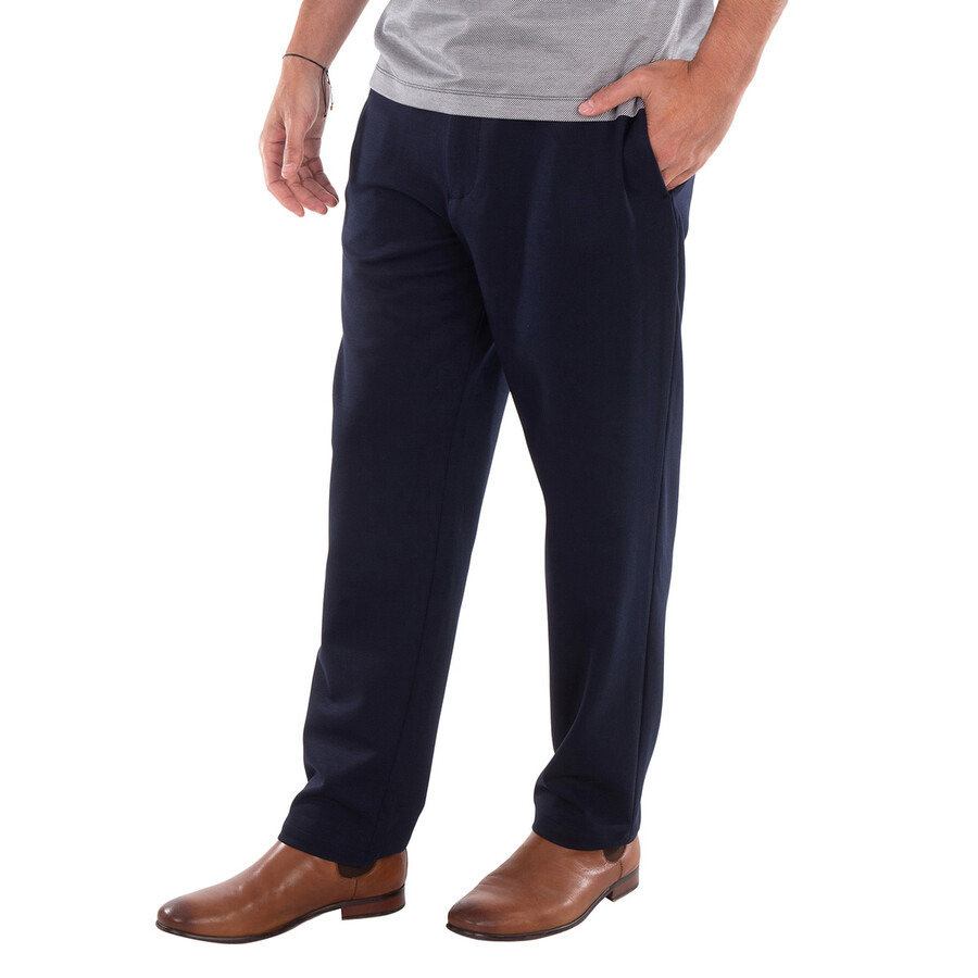 Emporio Armani Straight-Leg Tailored-Cut Trousers - 2