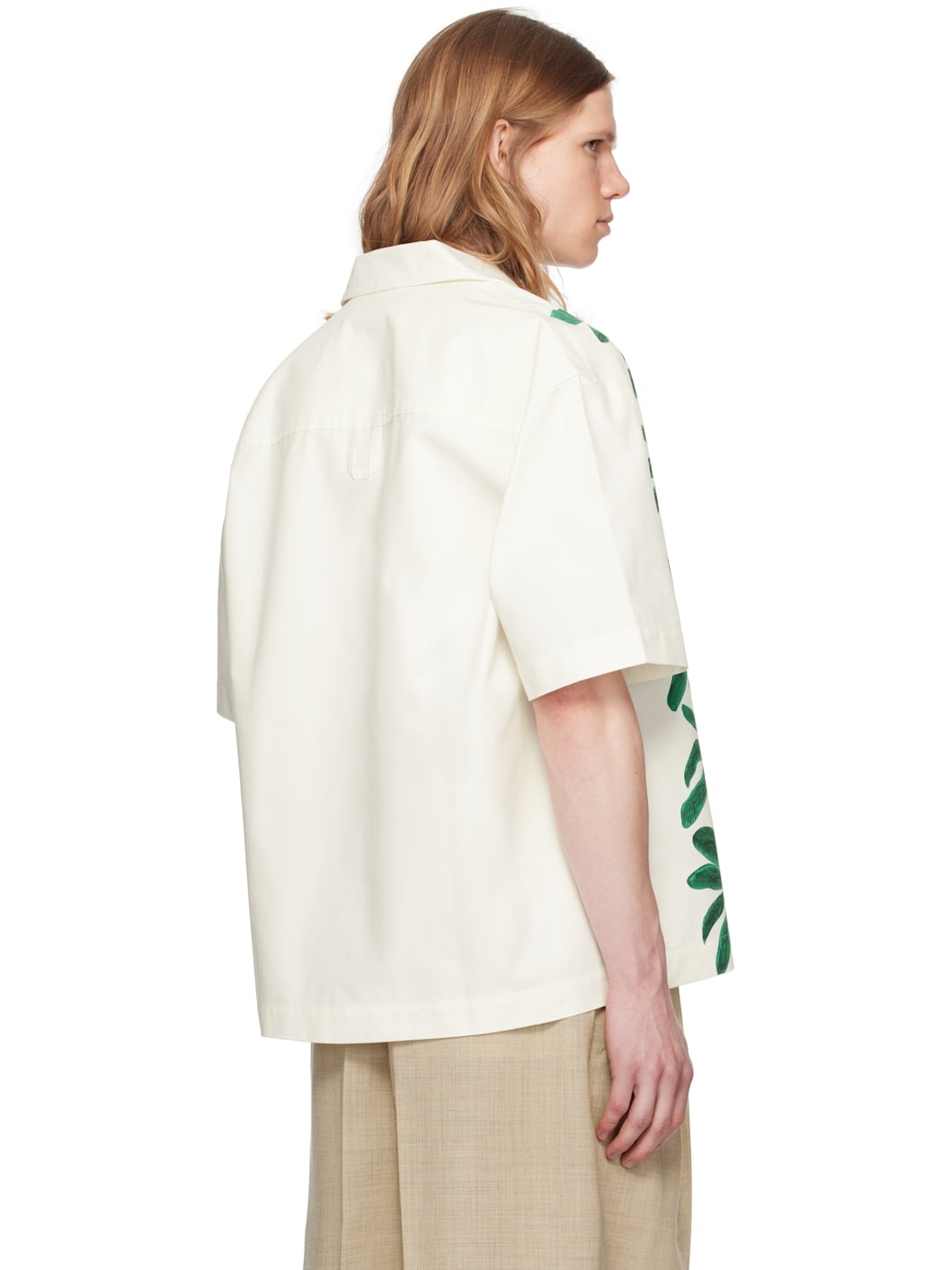 White & Green La Croisière 'The Jean' Shirt - 3