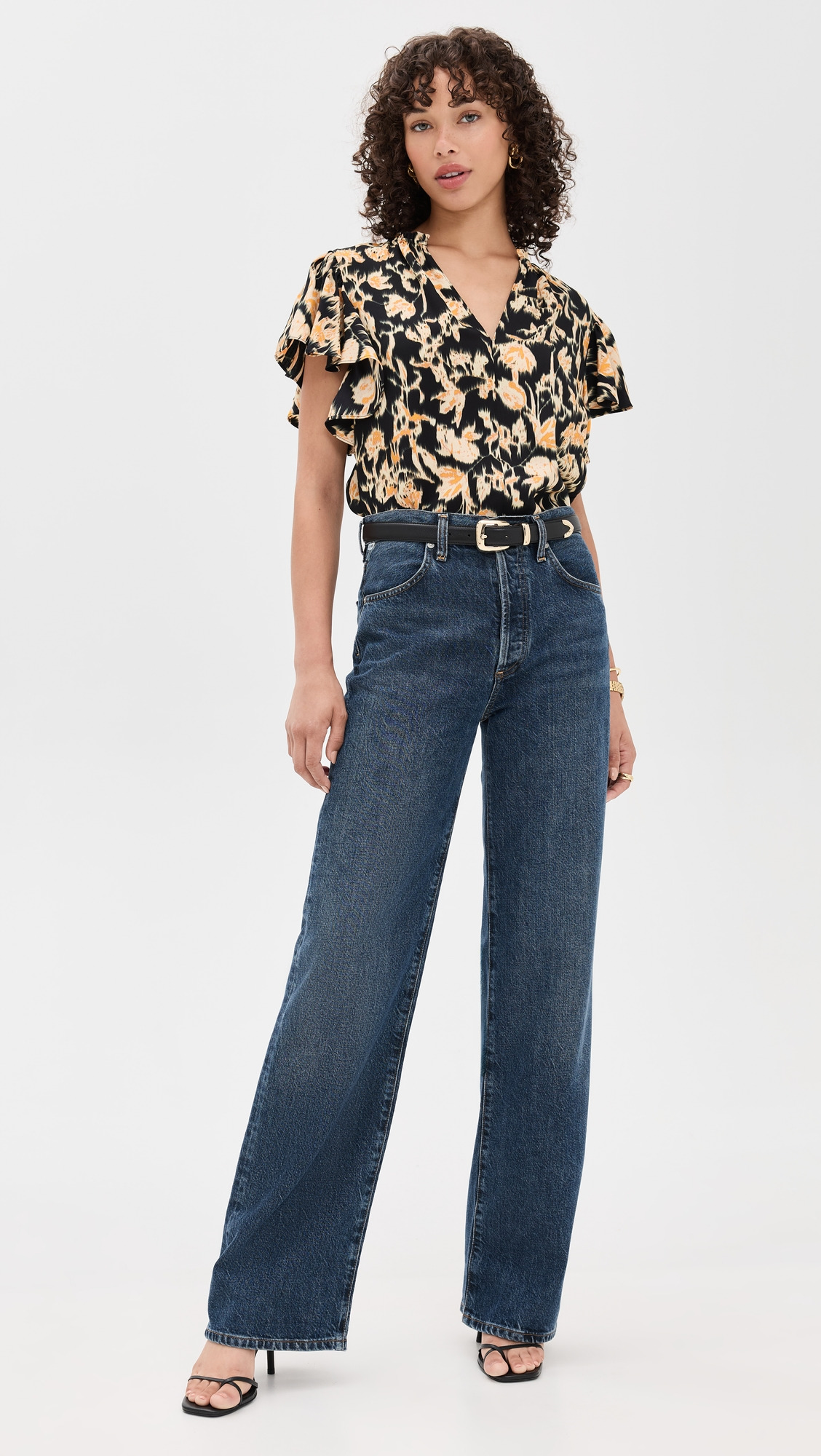 Lilo Flutter Sleeve Blouse - 4
