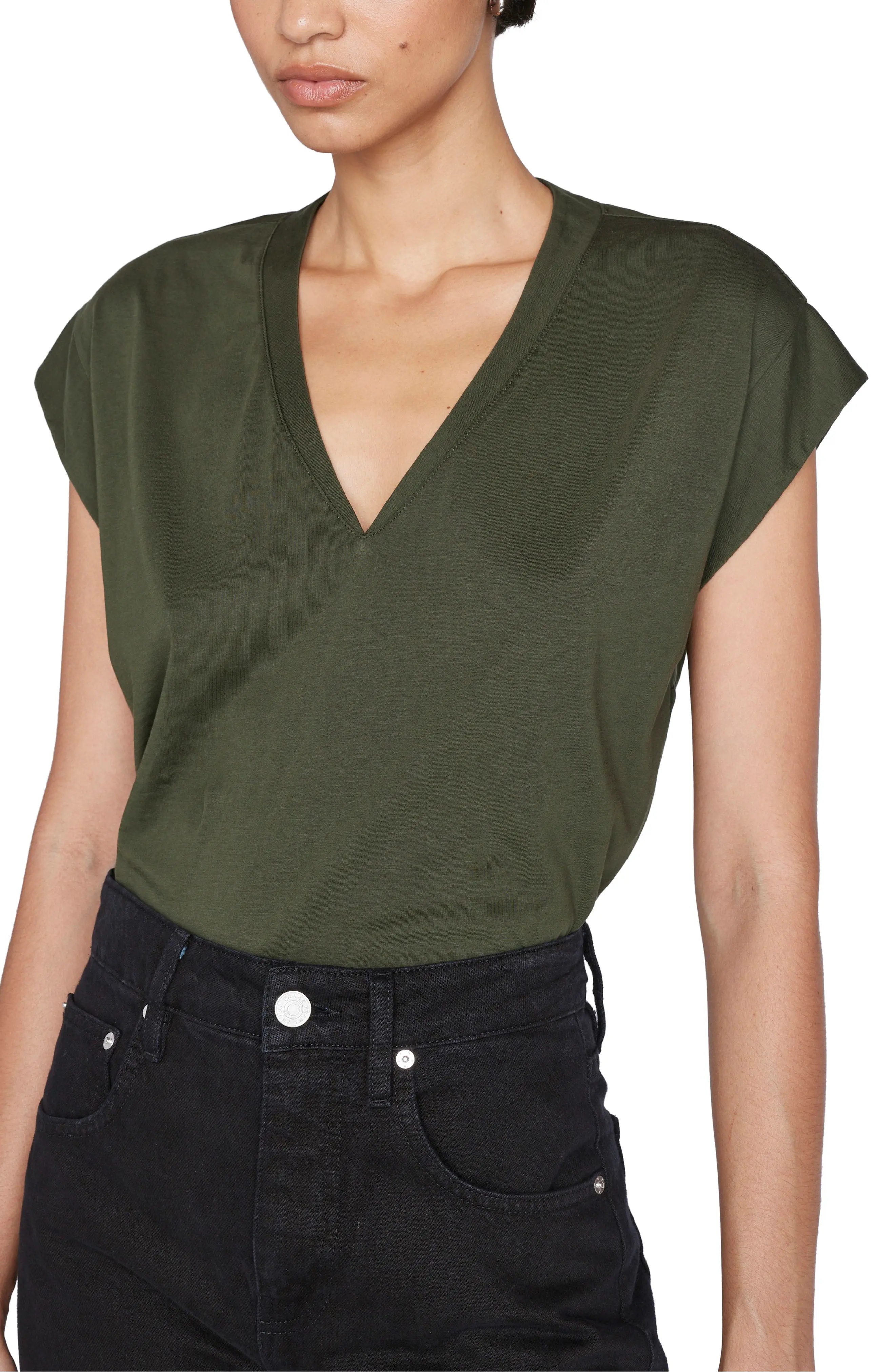 Le Mid Rise V-Neck T-Shirt - 3