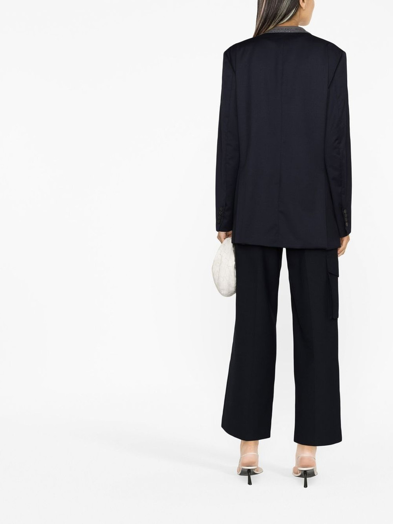contrast-collar double-breasted blazer 4