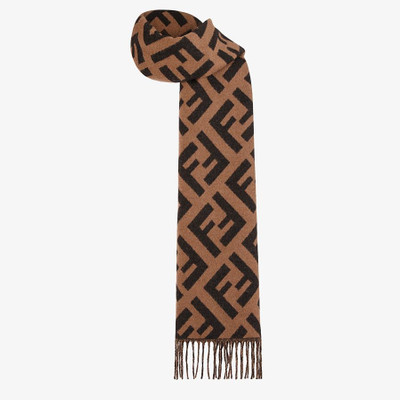 FENDI Brown cashmere scarf outlook