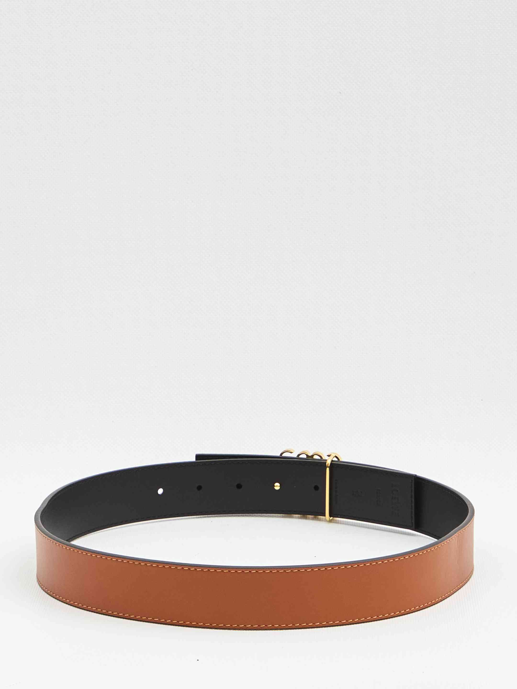 Loewe Women Reversible Anagram Belt - 2