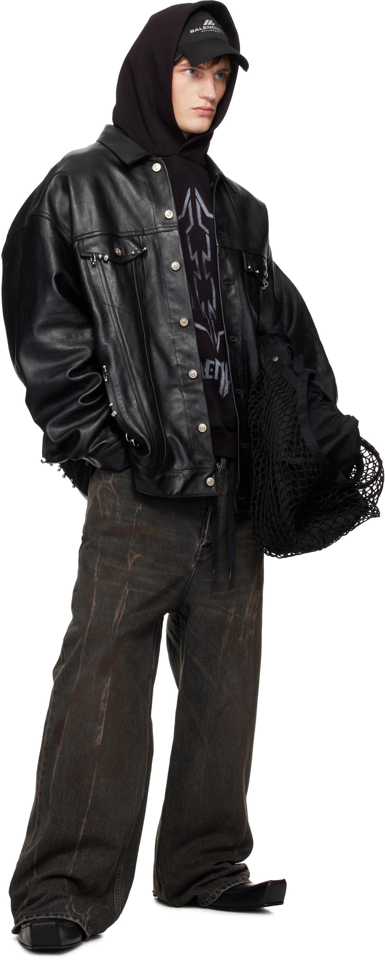 Black Baggy Jeans - 4