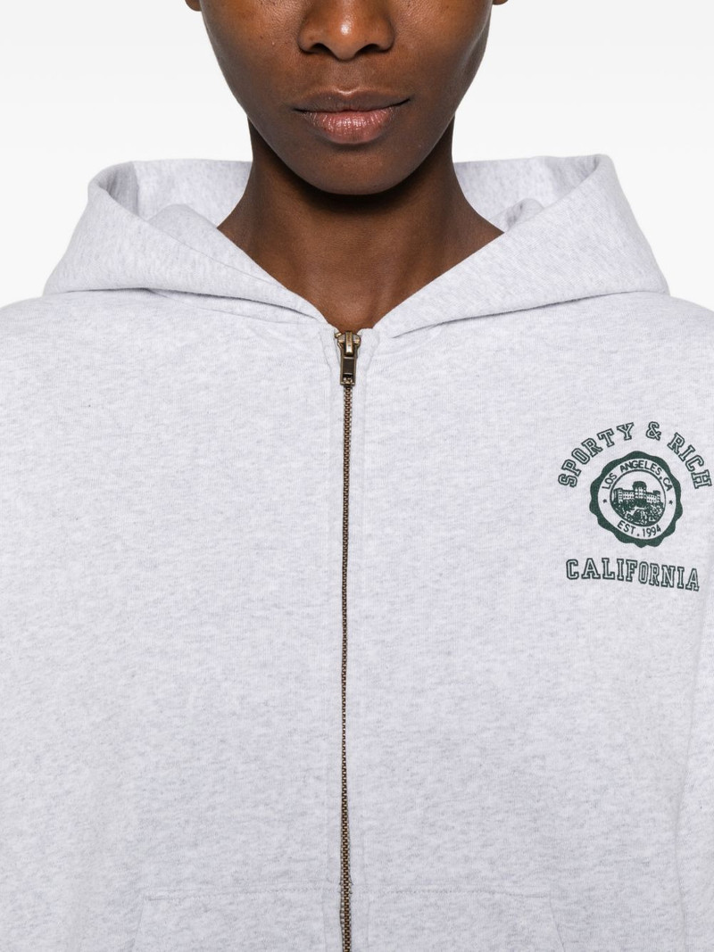California Emblem zip-up hoodie 5