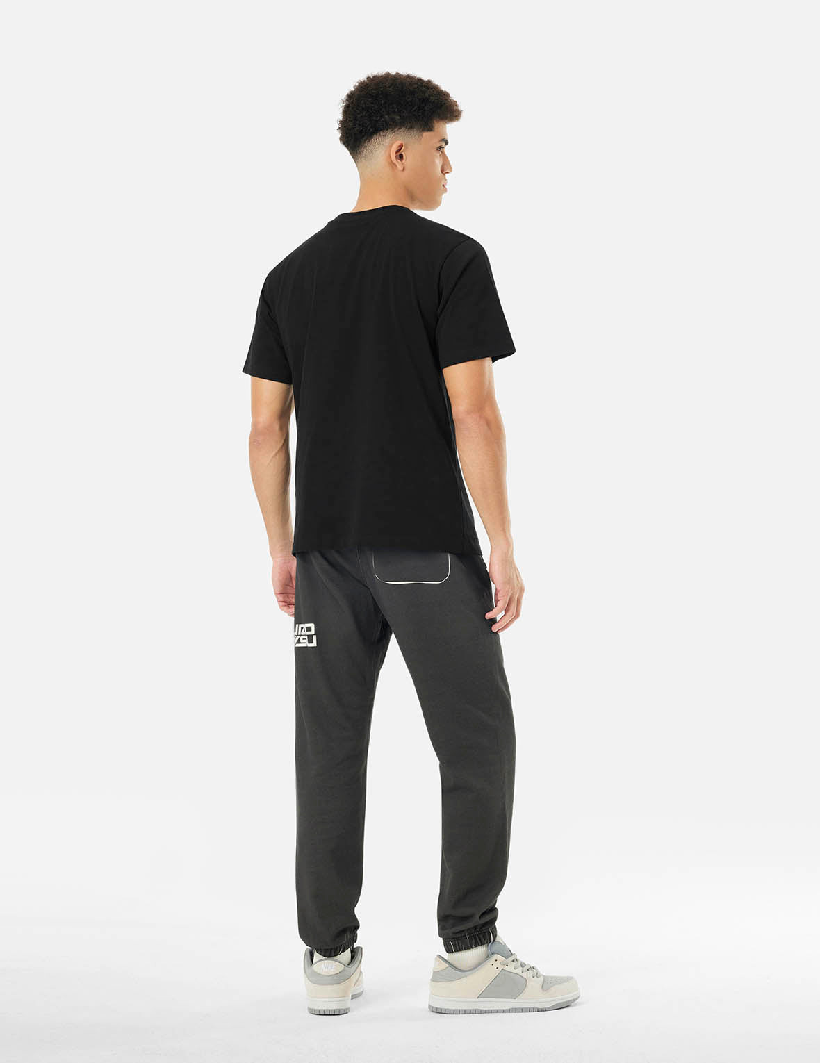 Logo and Tape Print Regular Fit T-shirt - 6