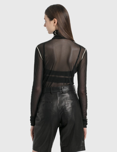 Helmut Lang SHEER LONG SLEEVE TOP outlook