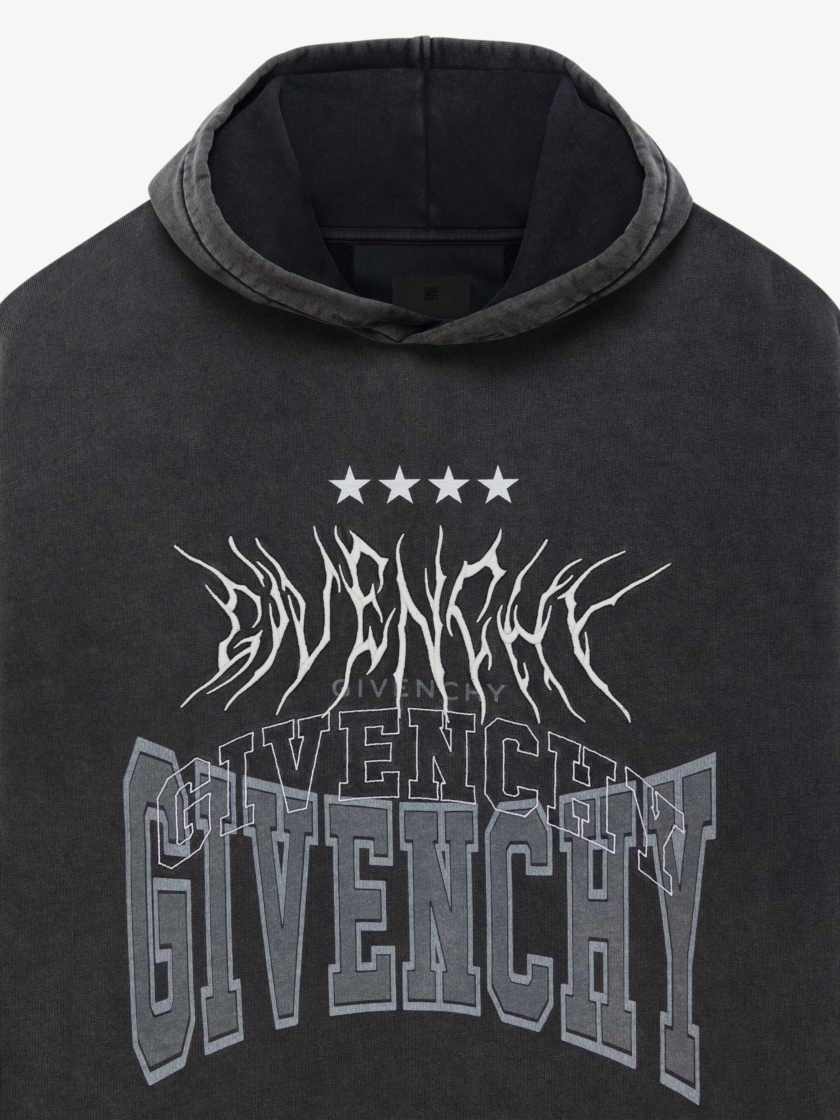 OVERSIZED HOODIE IN EMBROIDERED JERSEY - 6