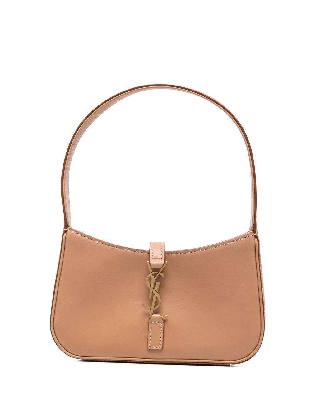 logo-plaque shoulder bag - 1