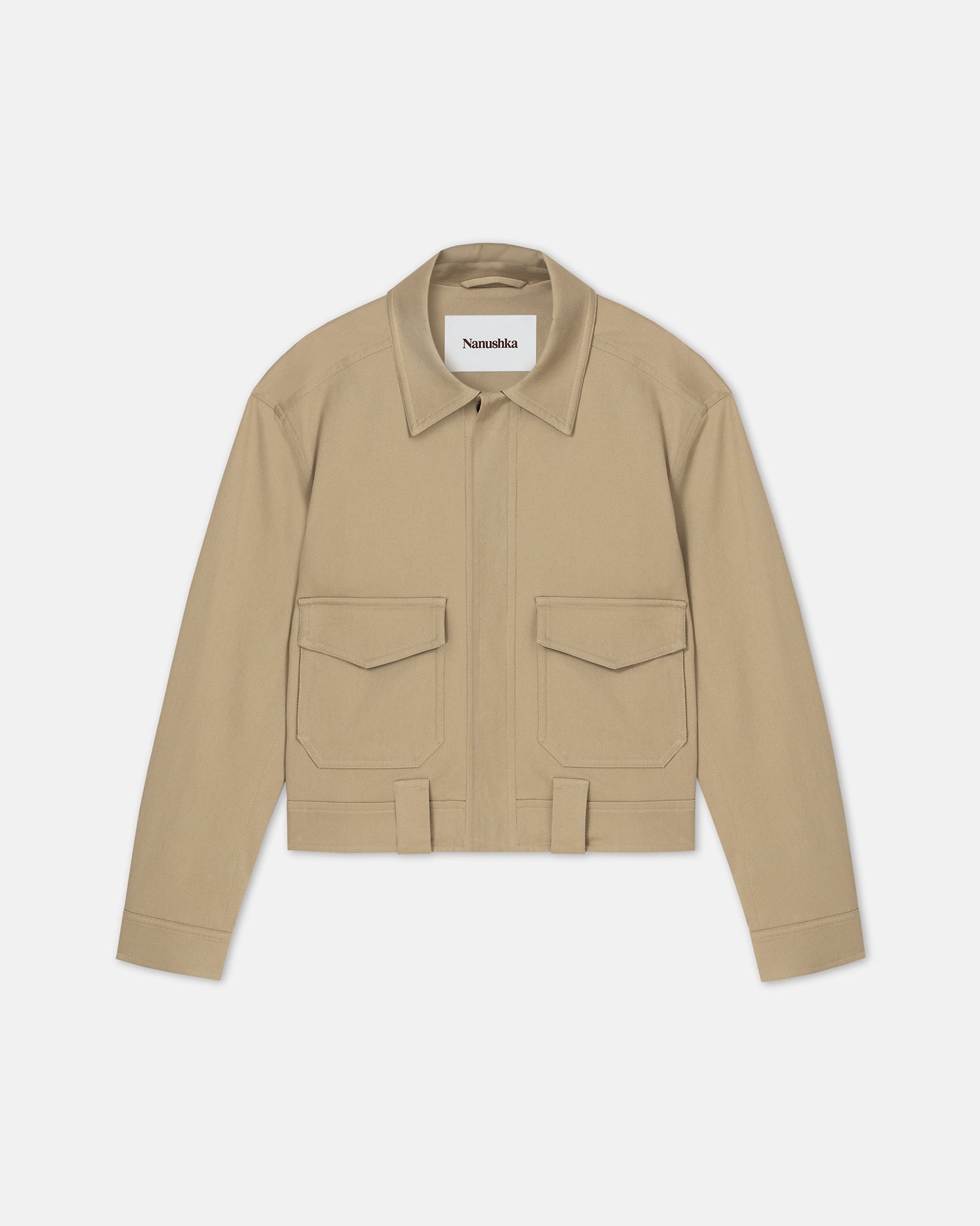 Cropped Twill Jacket - 1