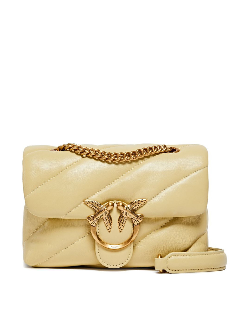 mini Love quilted chain cross body bag 1