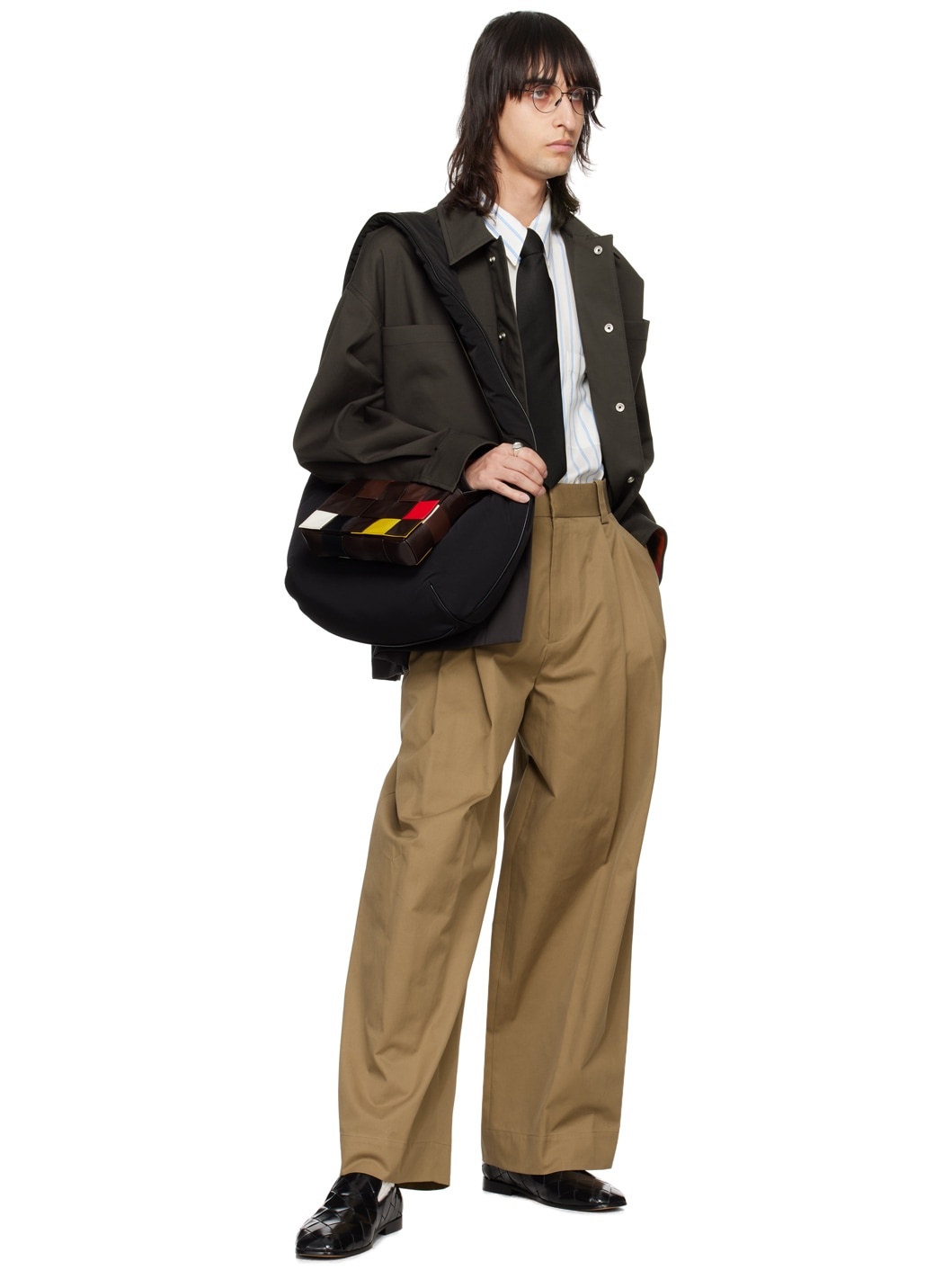 Brown Bicolor Jacket - 4