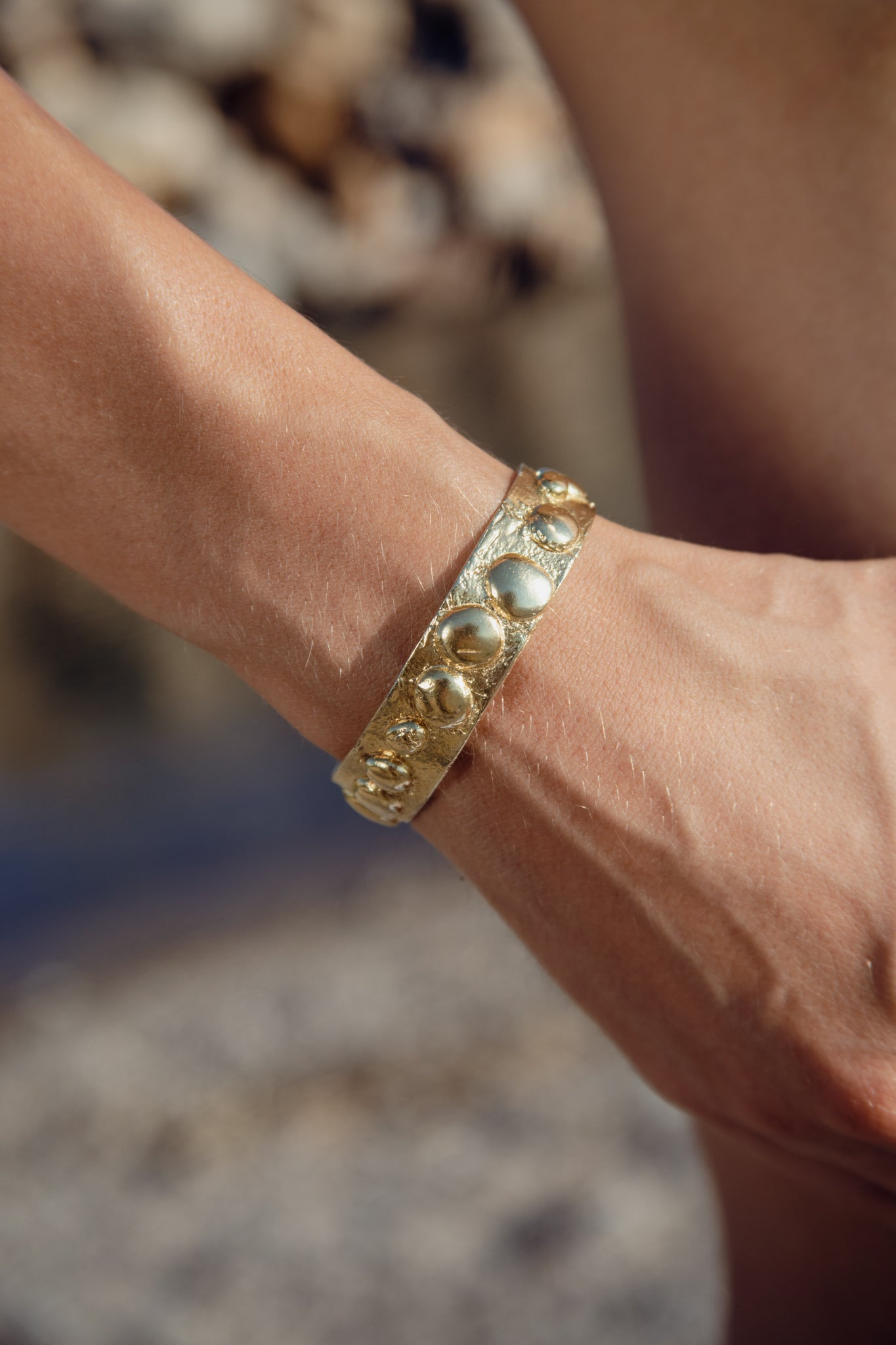 Bold Studded Bangle - 2