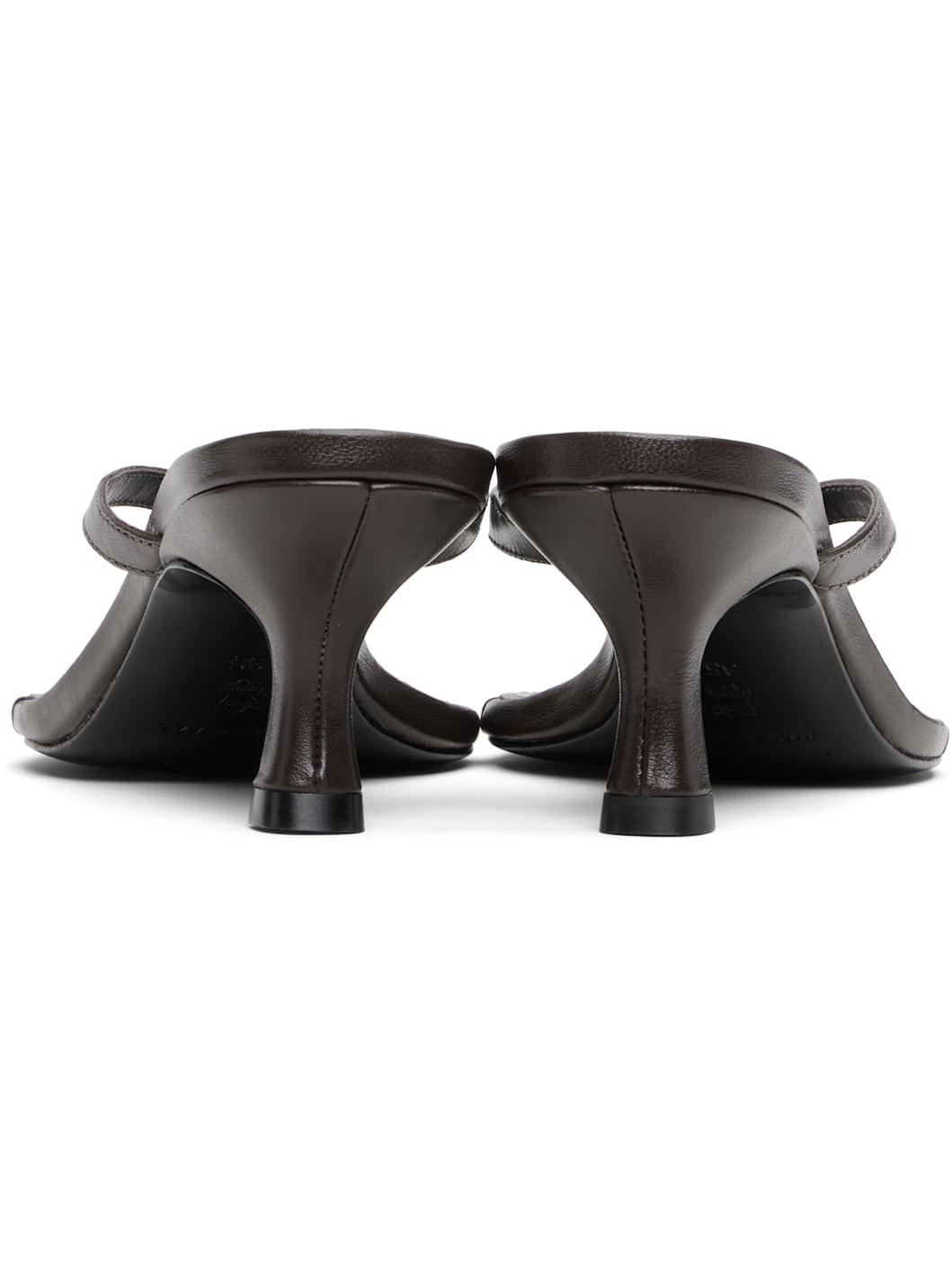 Brown Freja Kitten Heeled Sandals - 2