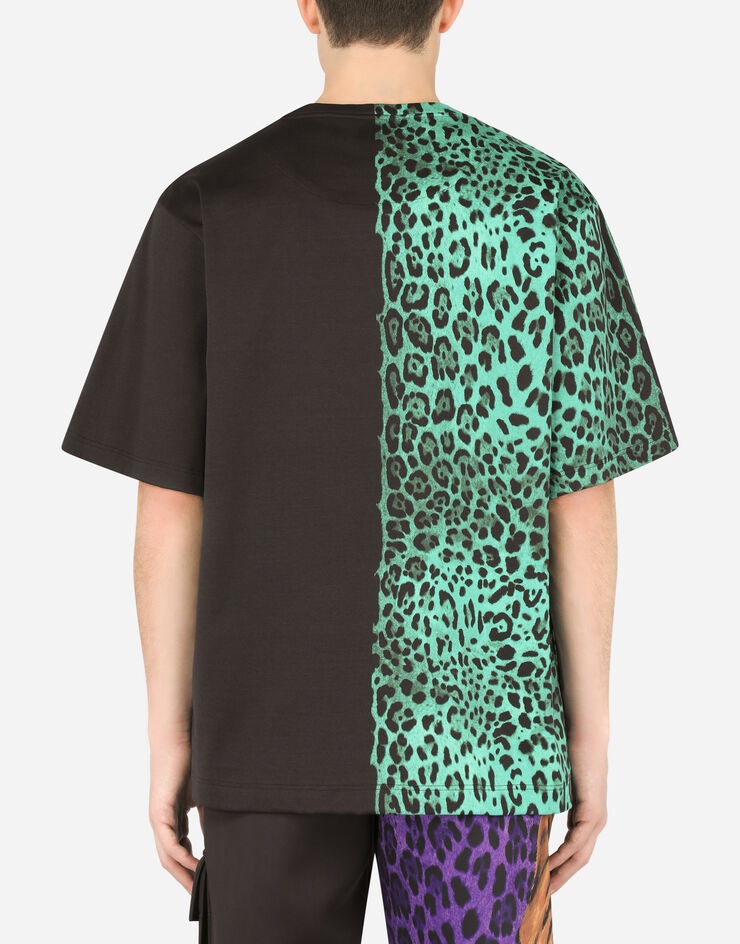 Jersey T-shirt with tiger print - 2