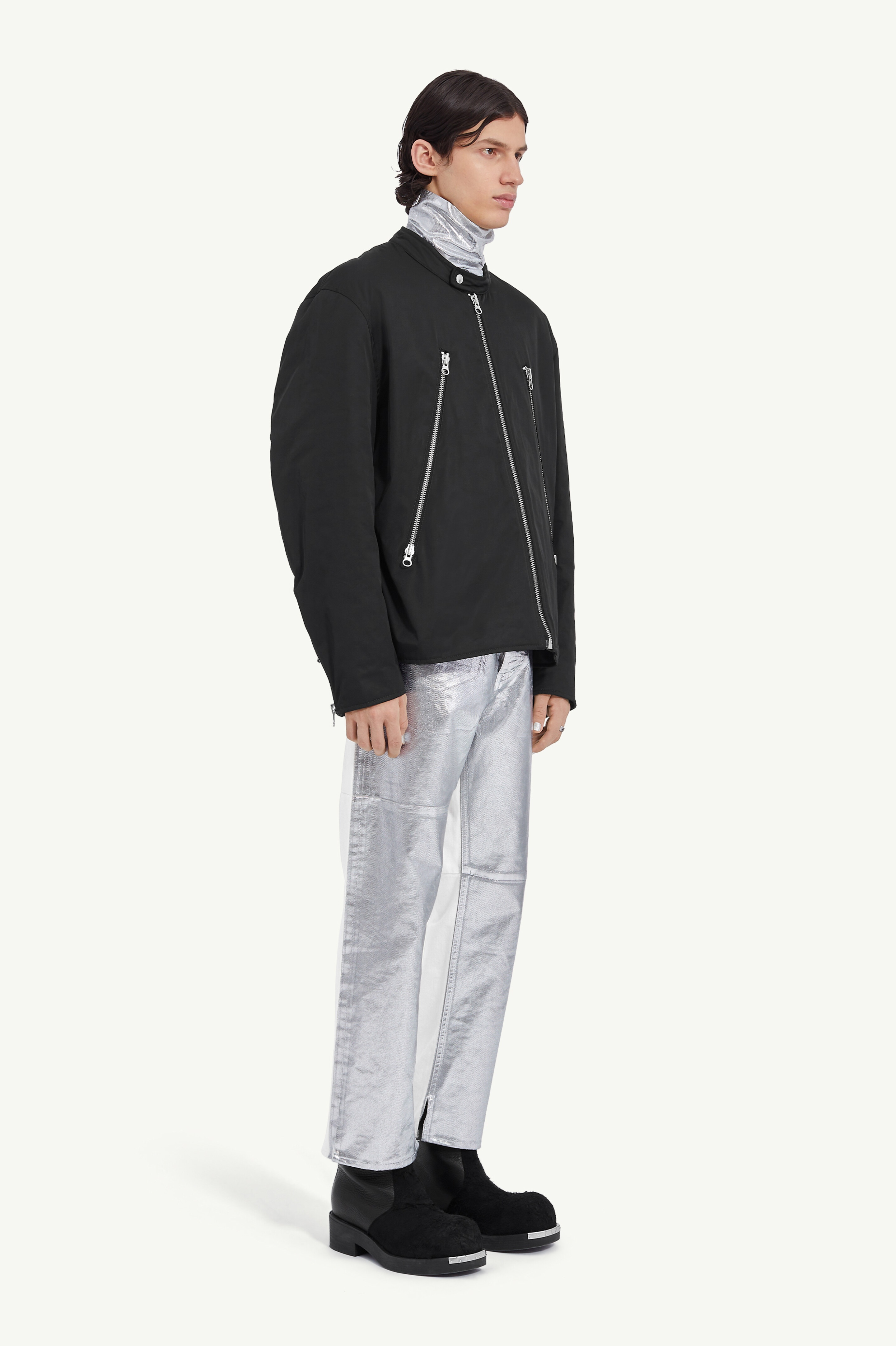 Hooded bomber jacket - 3