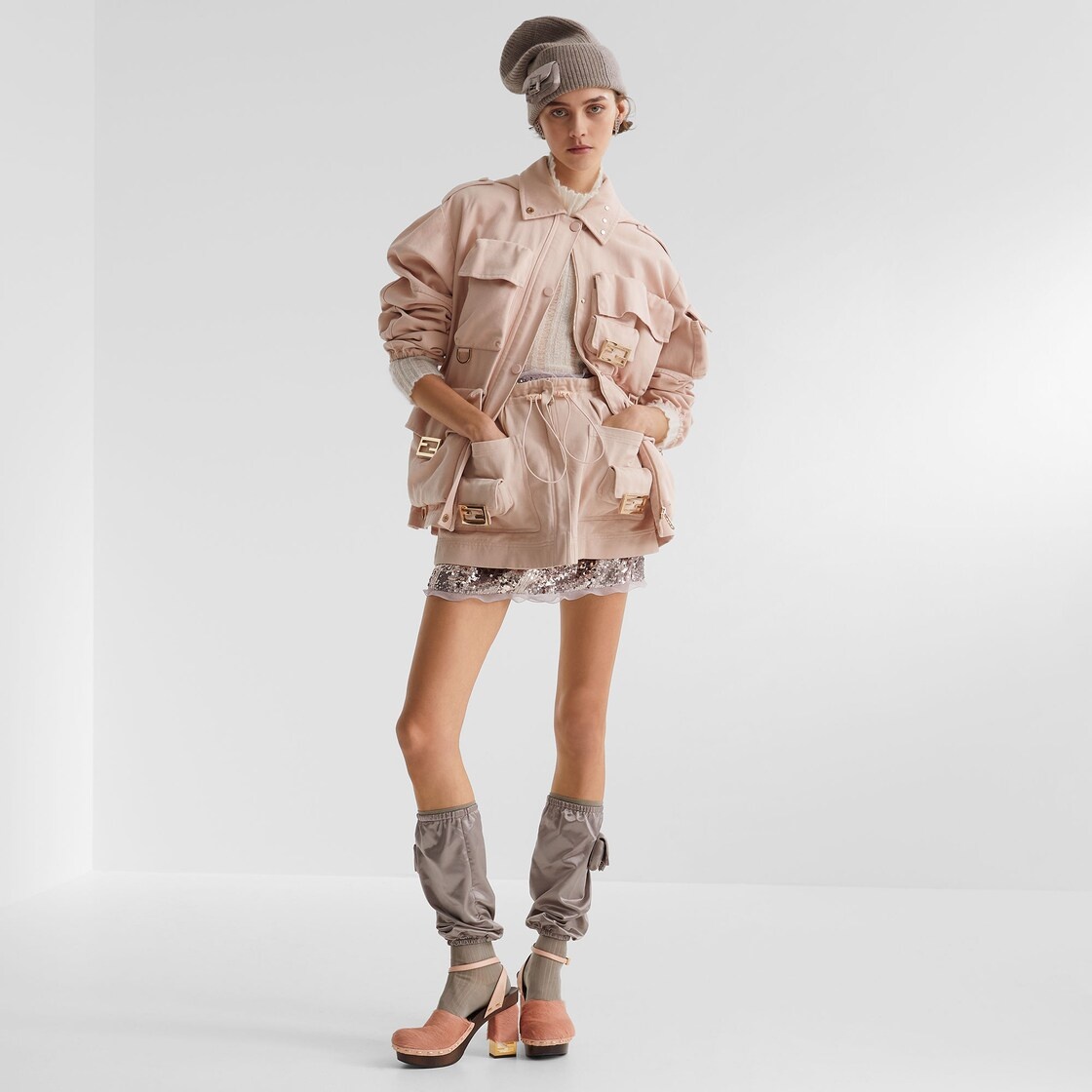 Pink drill jacket - 4