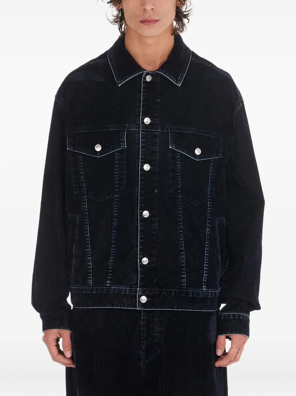 Moleskin trucker jacket - 1