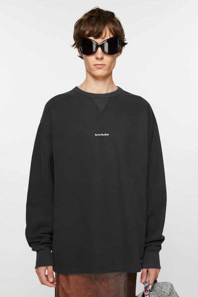 Acne Studios Logo sweater - Black outlook