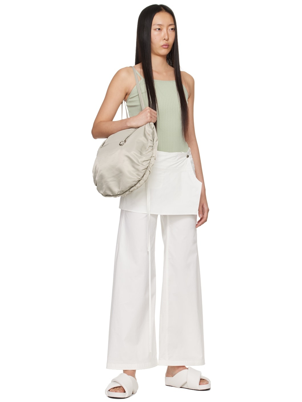 Green Halter Neck Camisole - 4