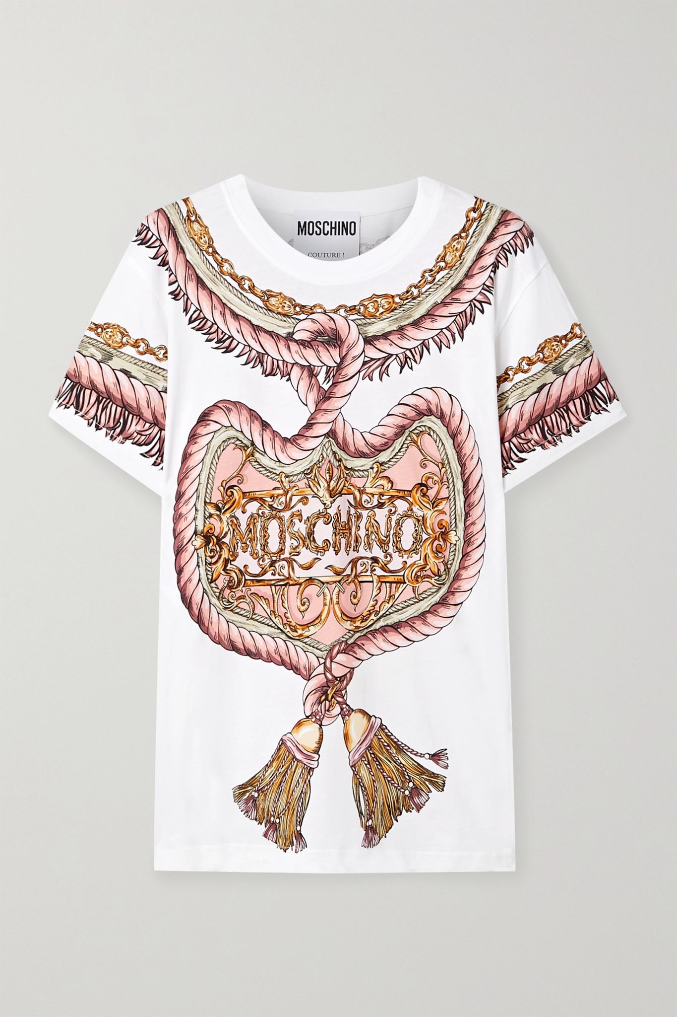 Printed cotton-jersey T-shirt - 1