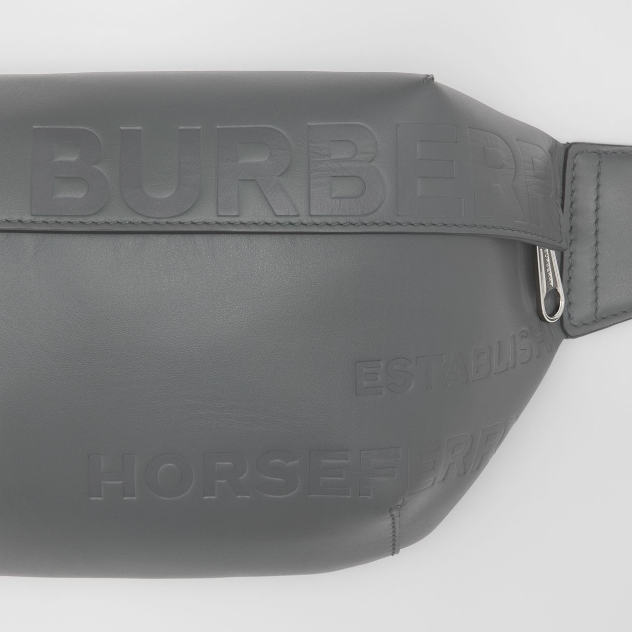 Horseferry Embossed Leather Sonny Bum Bag - 2
