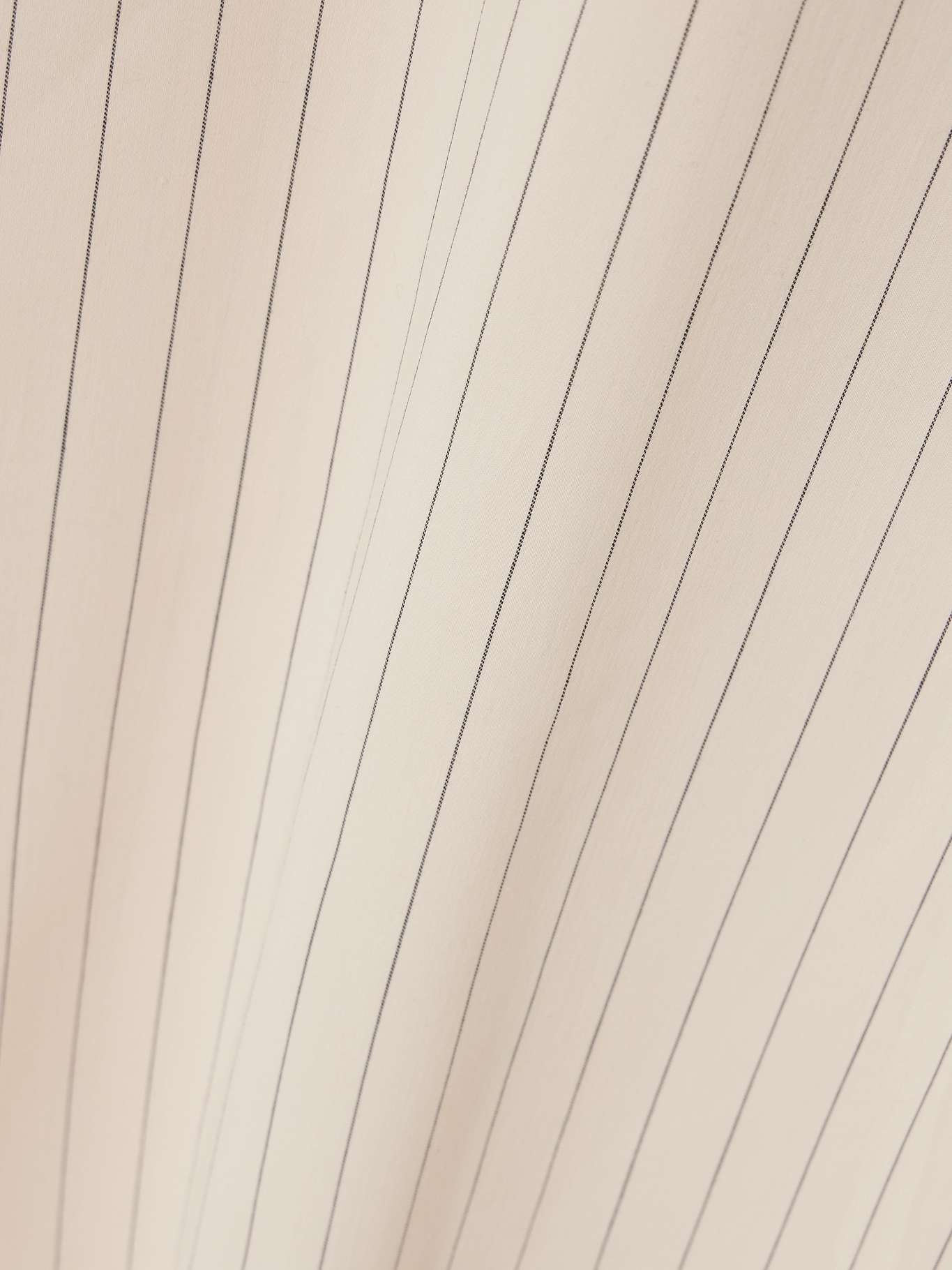 Pinstriped crepe midi dress - 4
