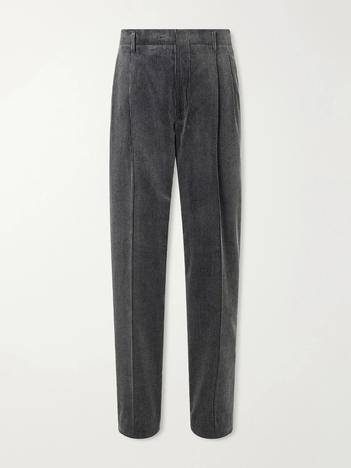 Straight-Leg Cotton-Corduroy Suit Trousers - 1