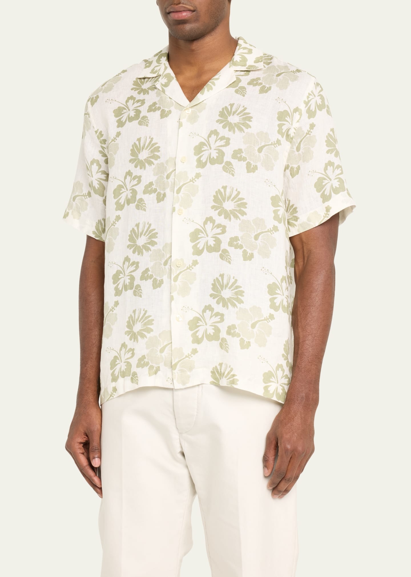 Men's Terry Jacquard Camp Shirt - 4