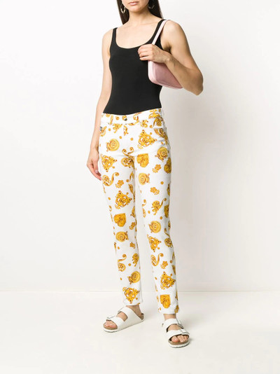 VERSACE JEANS COUTURE graphic print jeans outlook