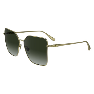 Longchamp Sunglasses Gold/Khaki - OTHER outlook