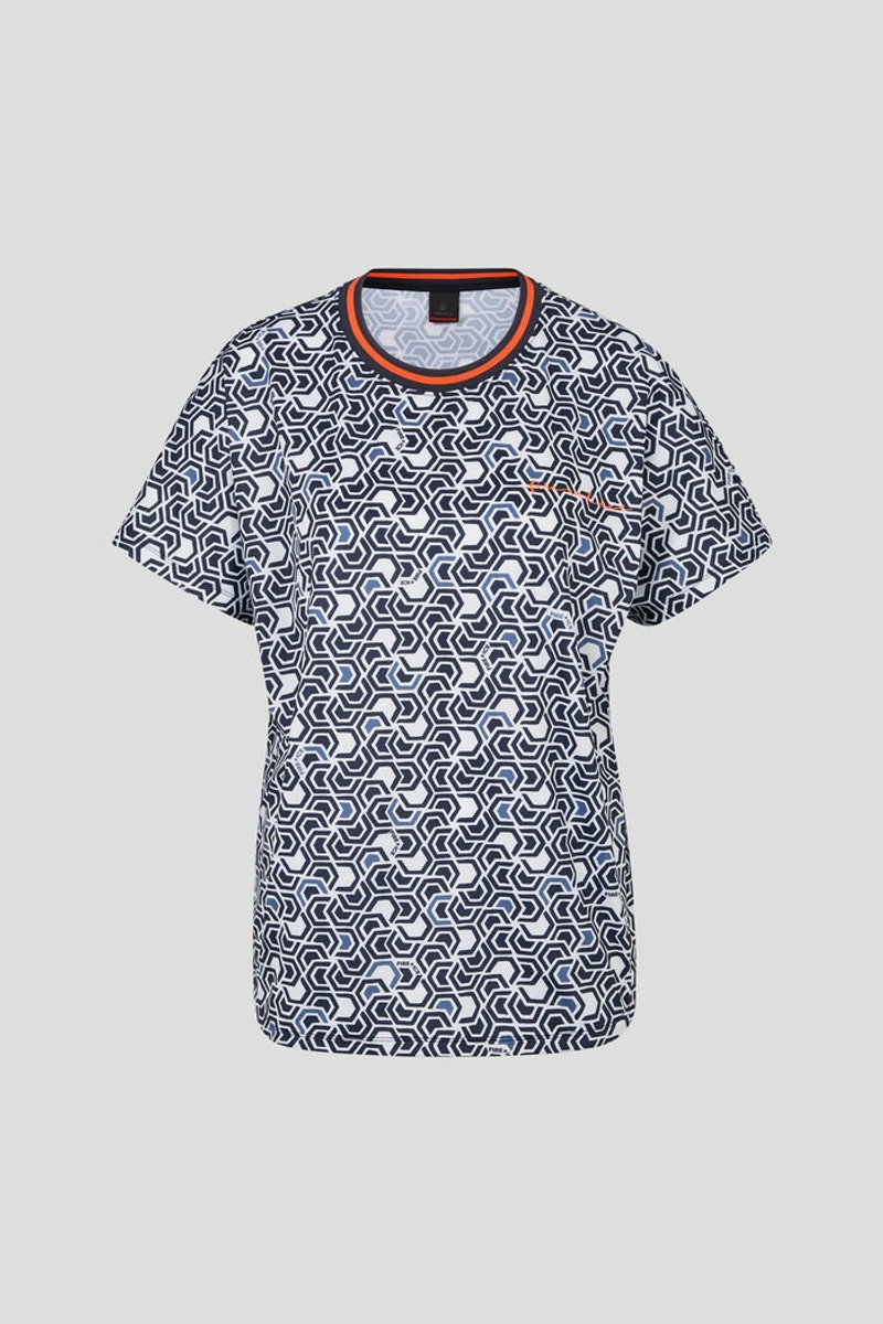 Dina Functional shirt in Navy blue/White 1