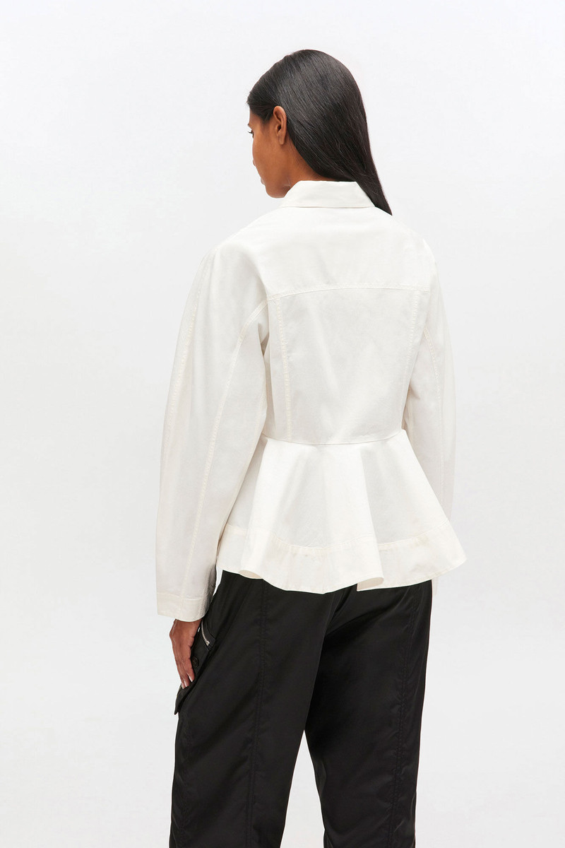 IVORY PEPLUM SHIRT 4