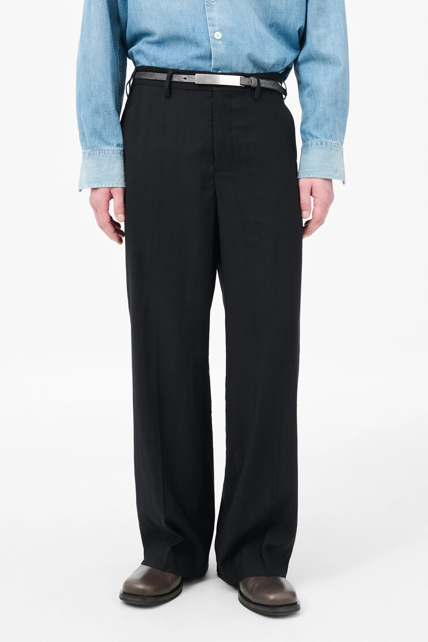Our Legacy Sailor Trouser Black Experienced Viscose | REVERSIBLE