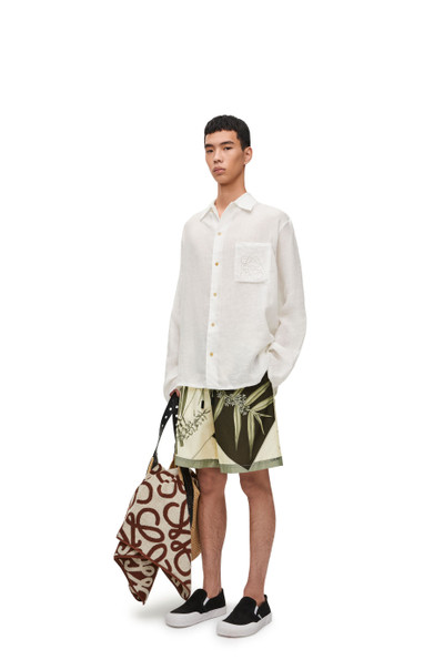 Loewe Shorts in cotton and silk outlook