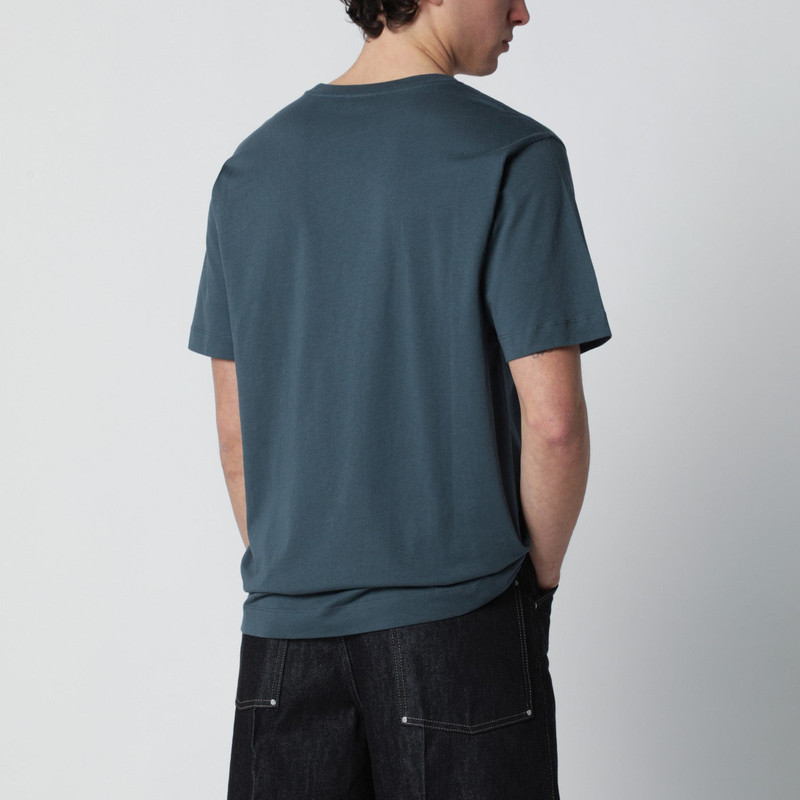 Petrol green cotton T-shirt 3