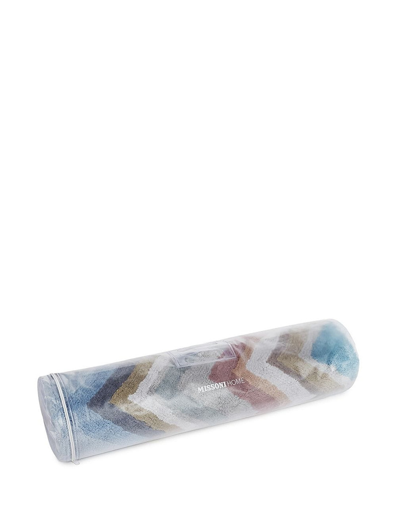 Amone chevron-print bath mat 4
