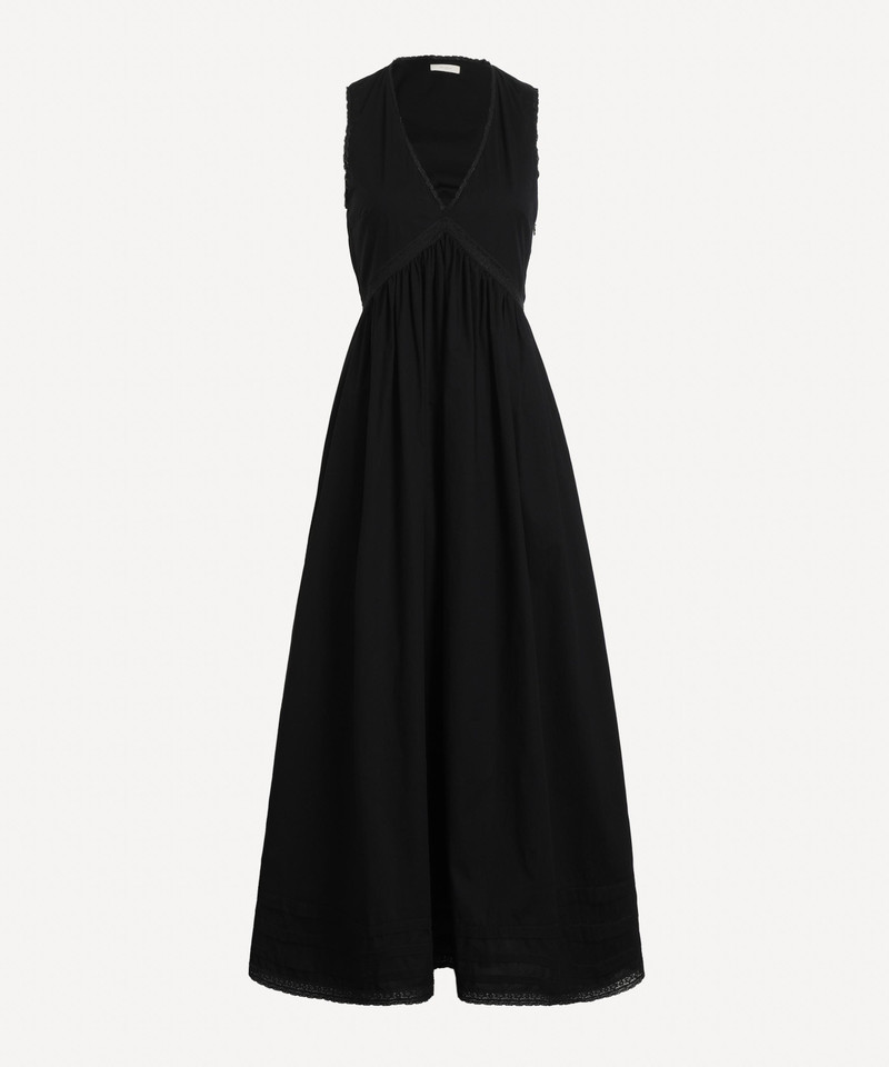 Black Fiora Midi Dress 1