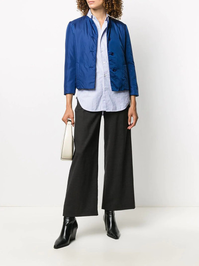 Aspesi collarless cropped jacket outlook