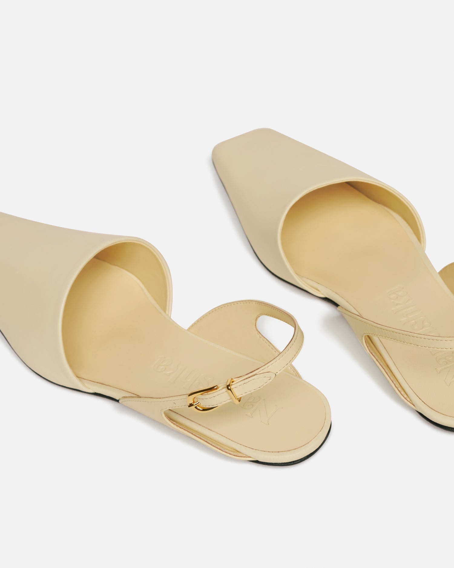 Leather Point-Toe Flats - 5