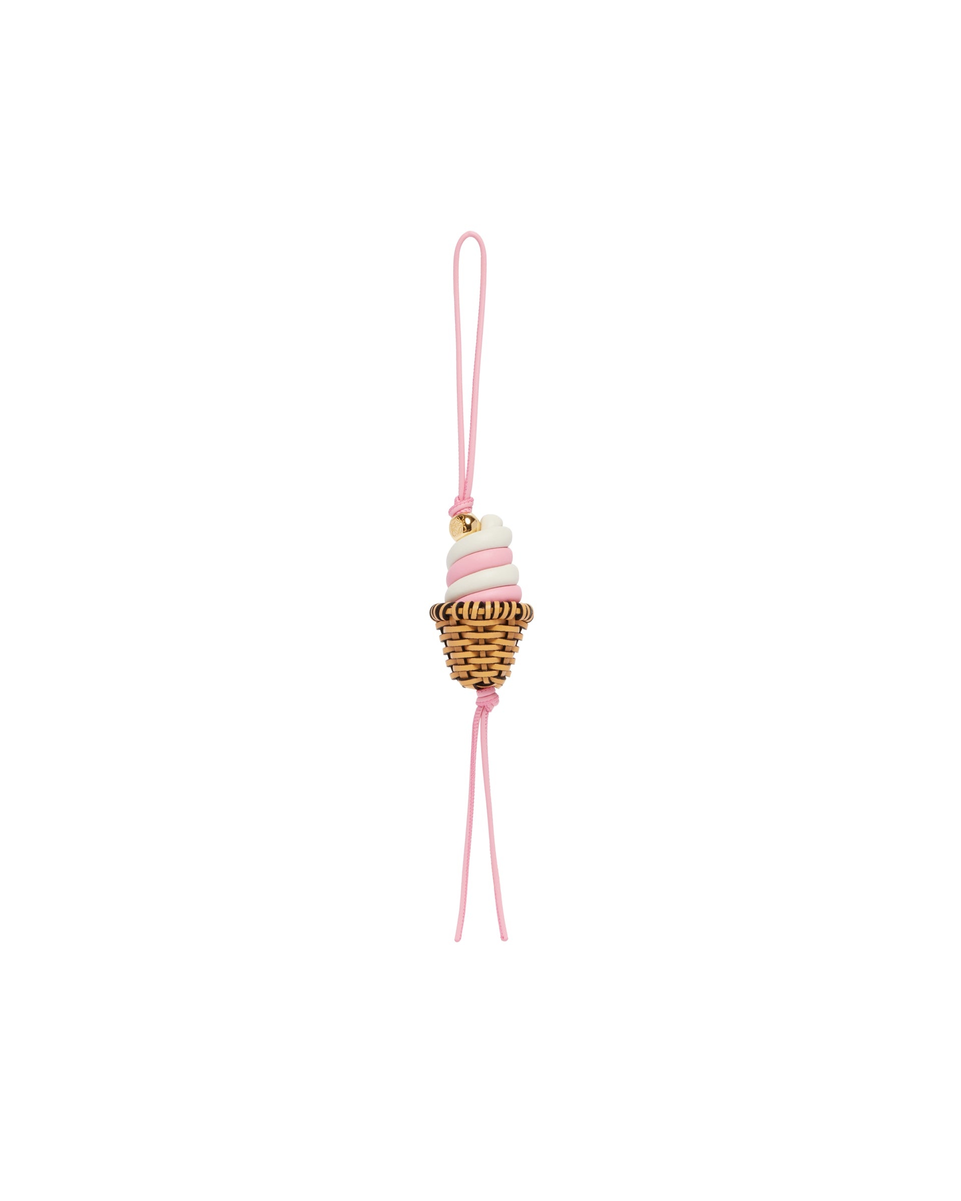 Ice Cream-Shaped Leather Charm - 2
